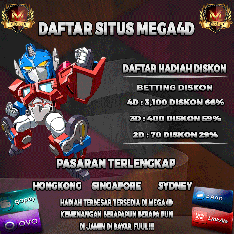 Link Situs Toto Mega4D Dengan Pasaran Terlengkap Di Indonesia