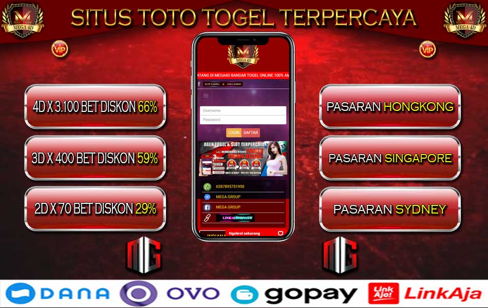 MEGA4D : Situs Toto Togel Terpercaya Dan Tercanggih Di Indonesia